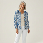 Florence Floral Pattern Print Buttoned Cardigan