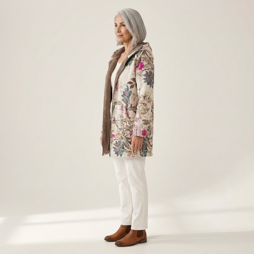 Florrie Elegant Mid-Season Jacket - view 2