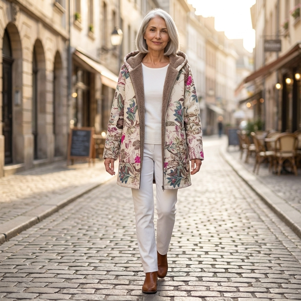Florrie Elegant Mid-Season Jacket - view 4