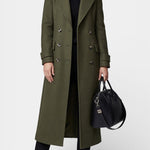 Rosabel, Tailored Double-Breasted Long Coat