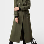 Rosabel, Tailored Double-Breasted Long Coat