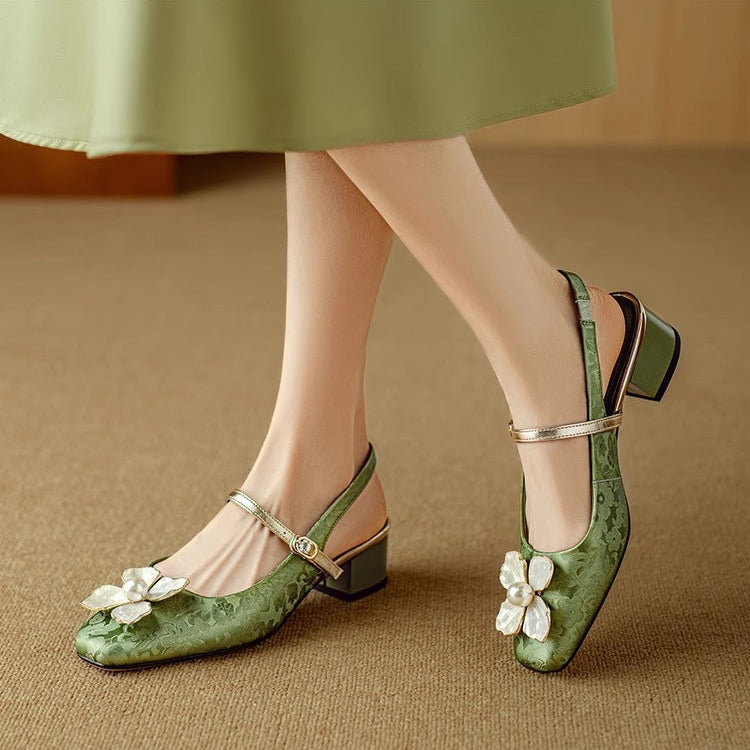 Mathilde Elegant Women's Shoes with Floral Detail - view 12