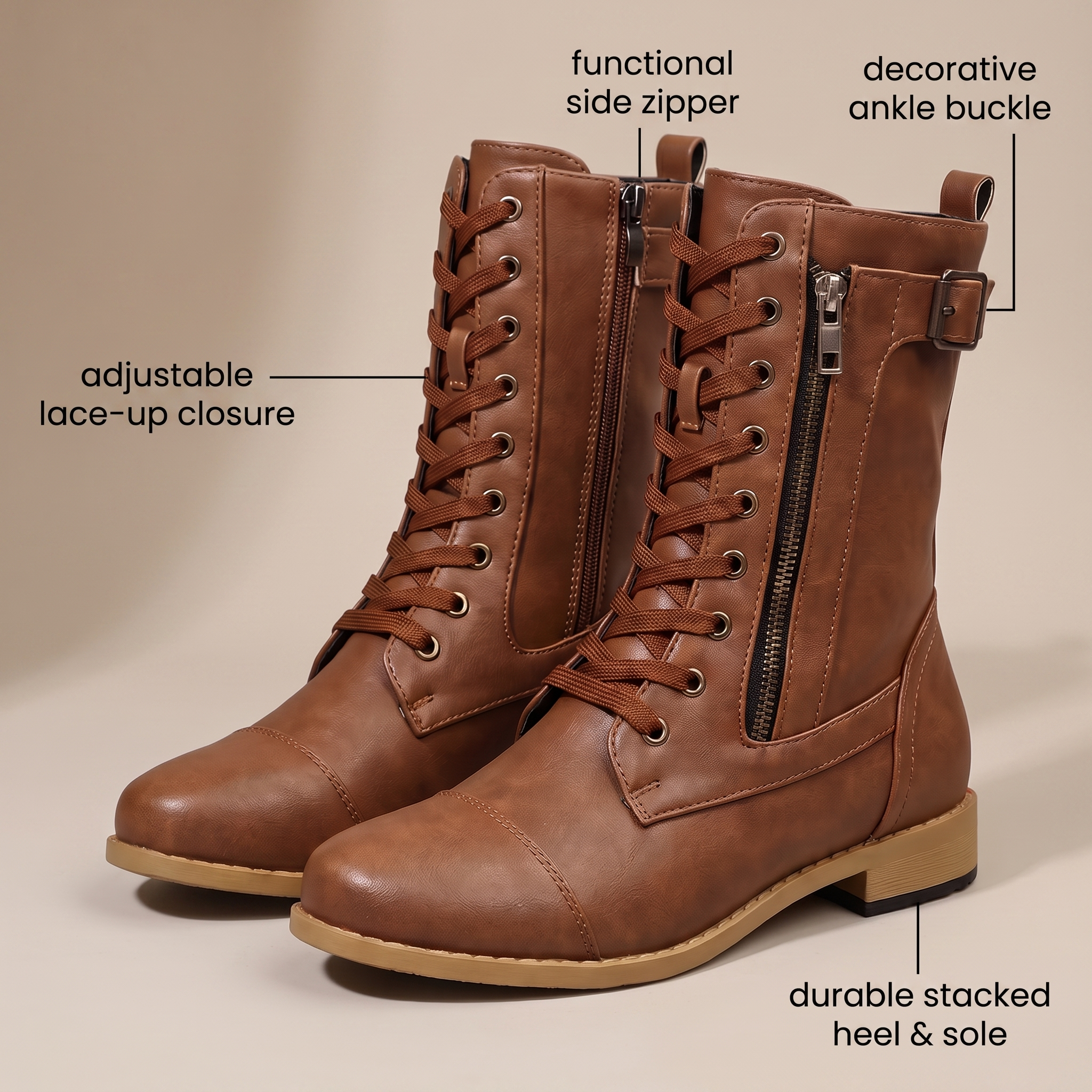 Gillian Leather Boots - view 5
