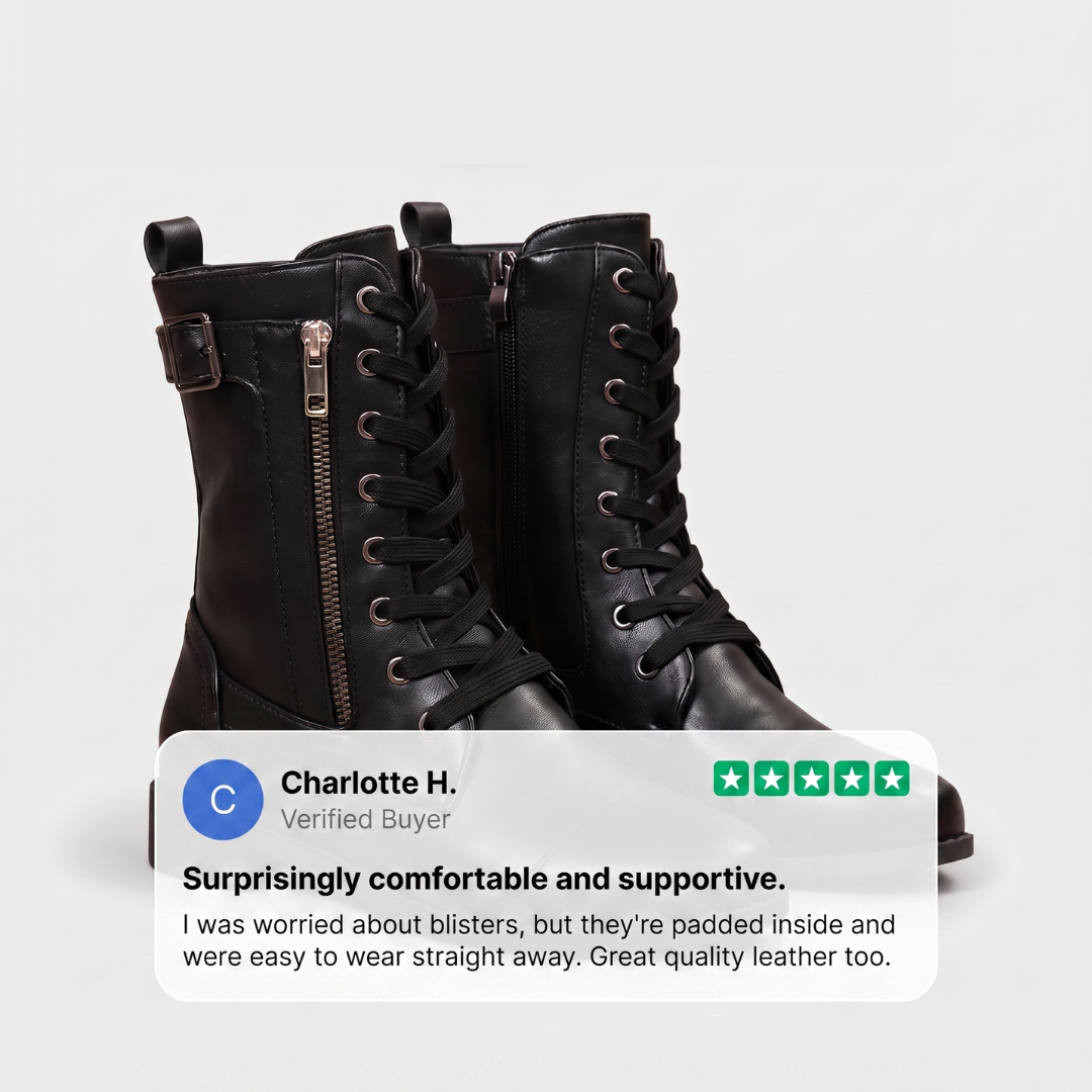Gillian Leather Boots - view 6