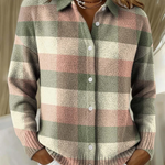 Grace Pastel Checked Cardigan