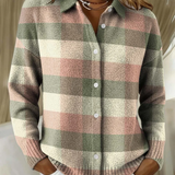 Grace Pastel Checked Cardigan