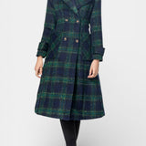 Sabrina, Checked Longline Coat