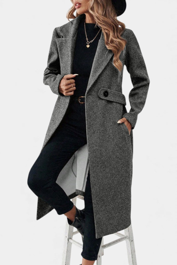 Beatrice, Timeless Belted Overcoat