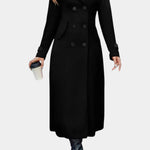 Philippa, Tailored Double-Breasted Long Coat
