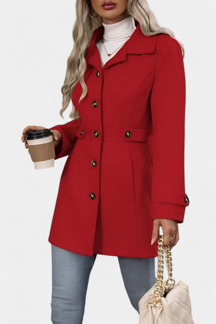 Rebecca, Tailored Belted Coat