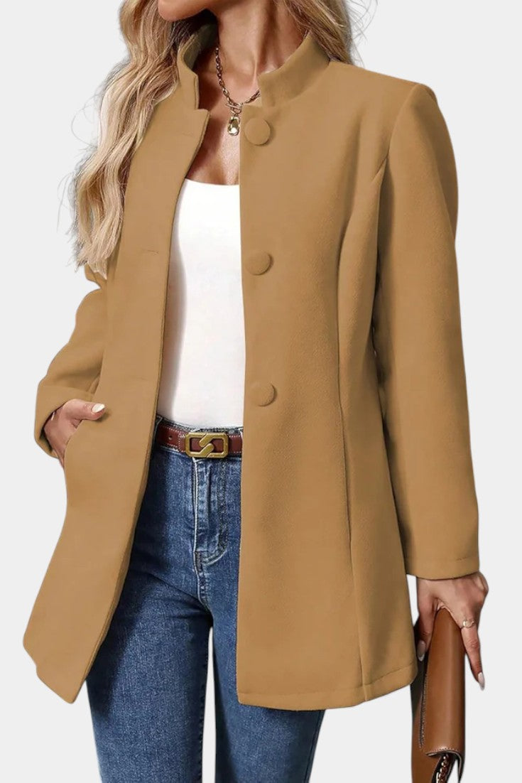 Petra, Tailored High-Collar Coat