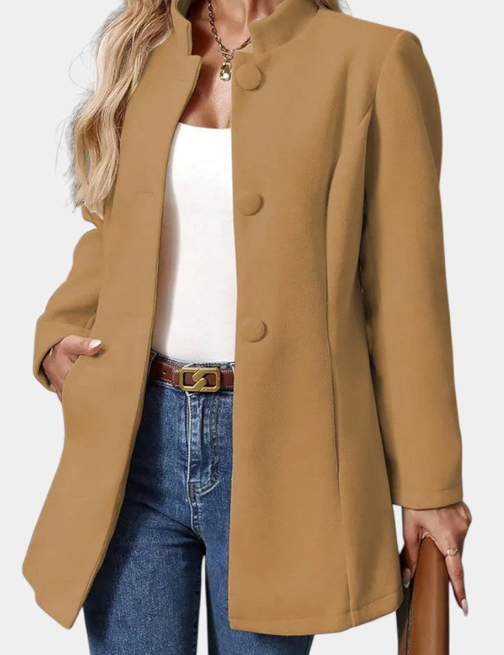 Petra, Tailored High-Collar Coat