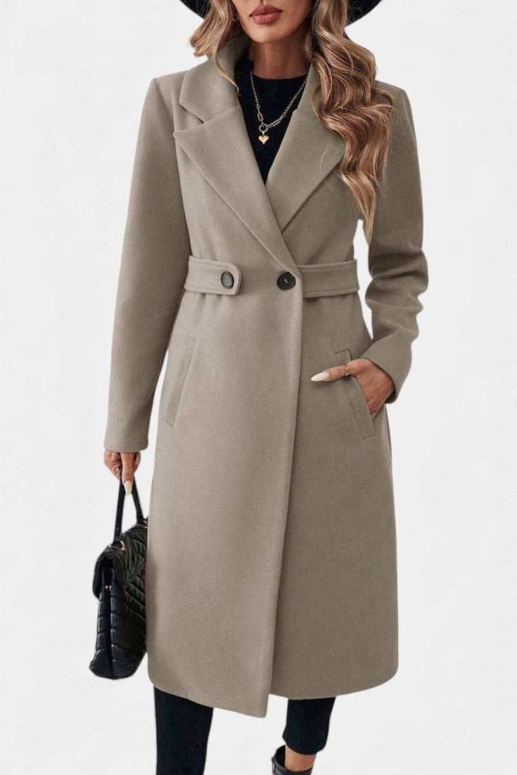 Beatrice, Timeless Belted Overcoat