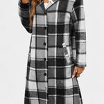 Olive, Hooded Check Jacket