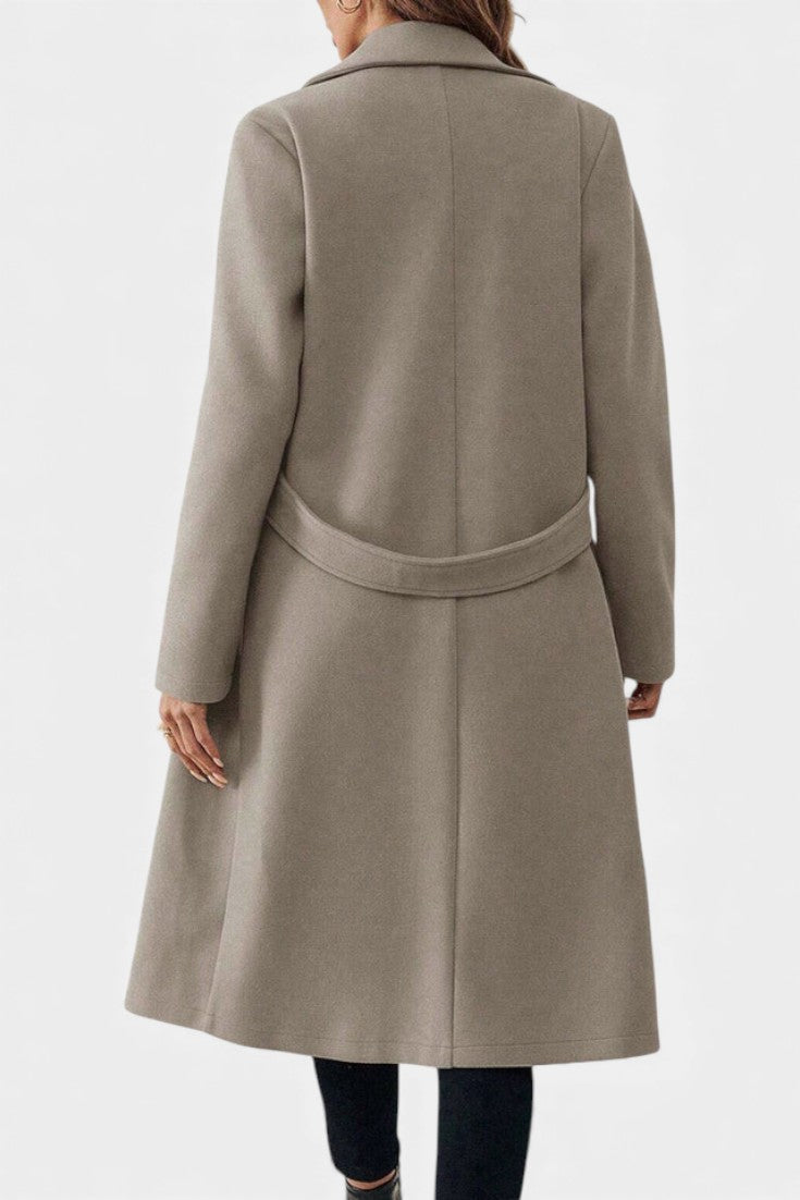 Beatrice, Timeless Belted Overcoat