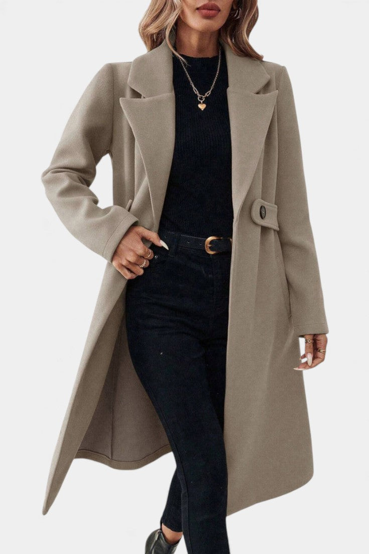 Beatrice, Timeless Belted Overcoat