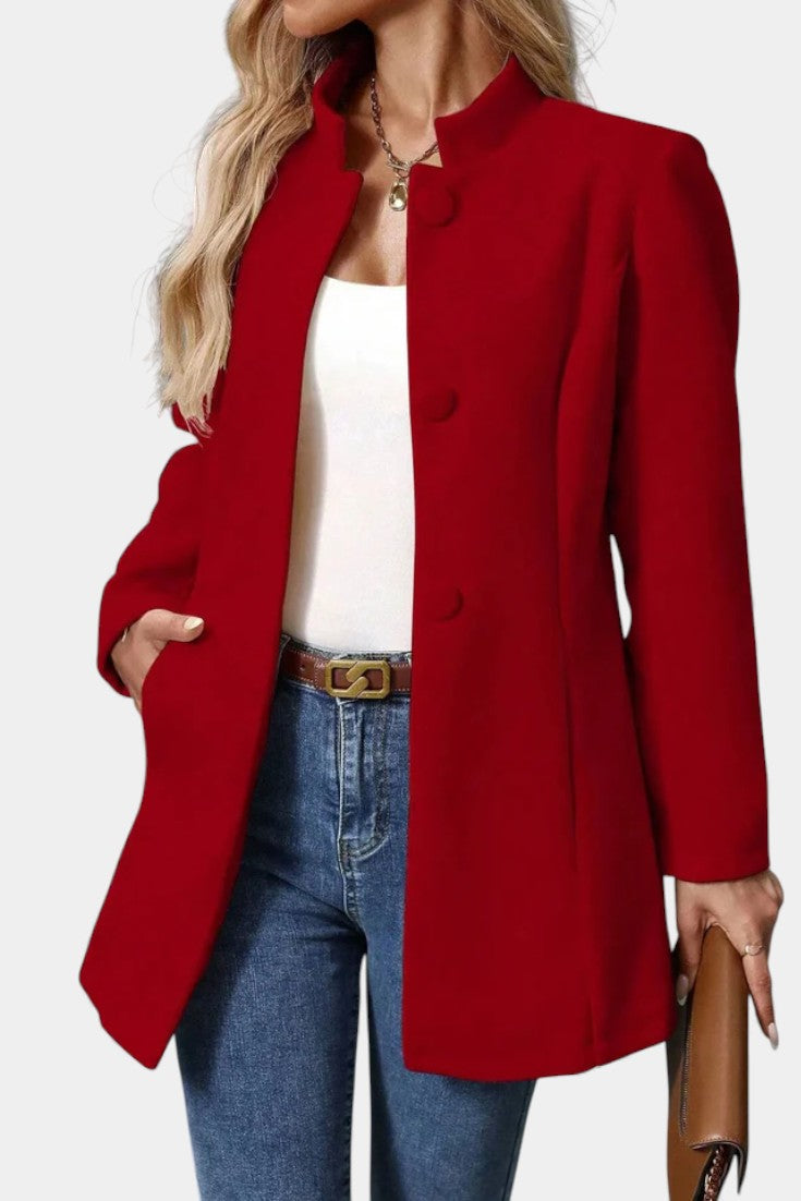 Petra, Tailored High-Collar Coat