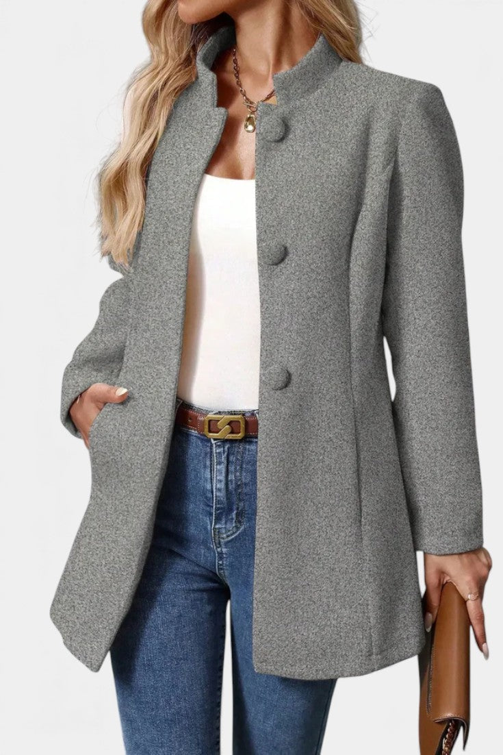 Petra, Tailored High-Collar Coat