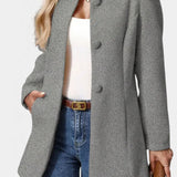 Petra, Tailored High-Collar Coat