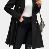 Ottilie, Double-Breasted A-Line Coat