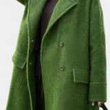Cornelia, Oversized Double-Breasted Long Coat