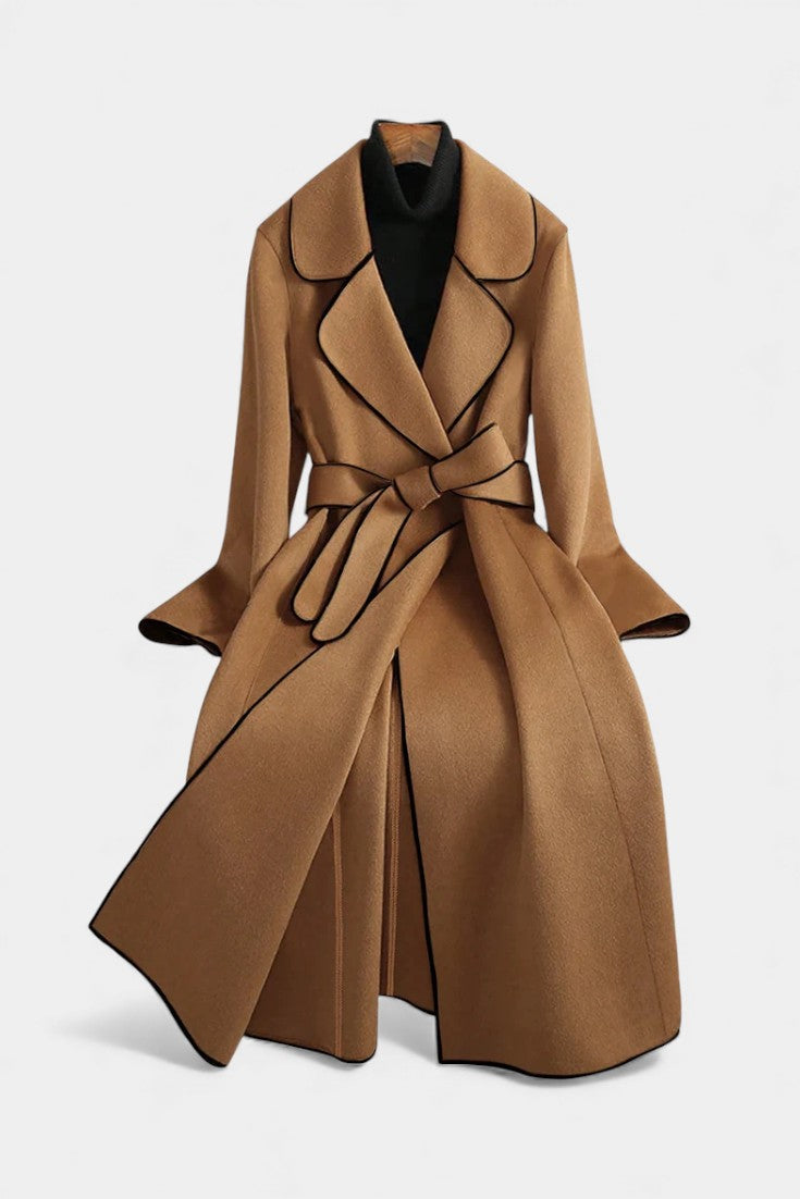 Marguerite, Belted Longline Coat