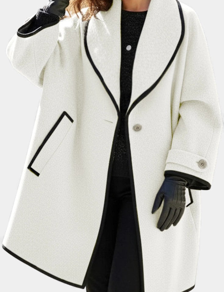 Maura, Wide-Collar Statement Coat