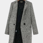 Yasmin, Textured Tailored Long Coat
