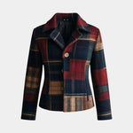 Emma, Timeless Checked Cropped Jacket