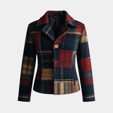 Emma, Timeless Checked Cropped Jacket