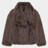 Lauren, Plush Oversized Statement Coat