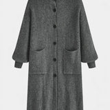 Amelie, Longline Roll Neck Coat