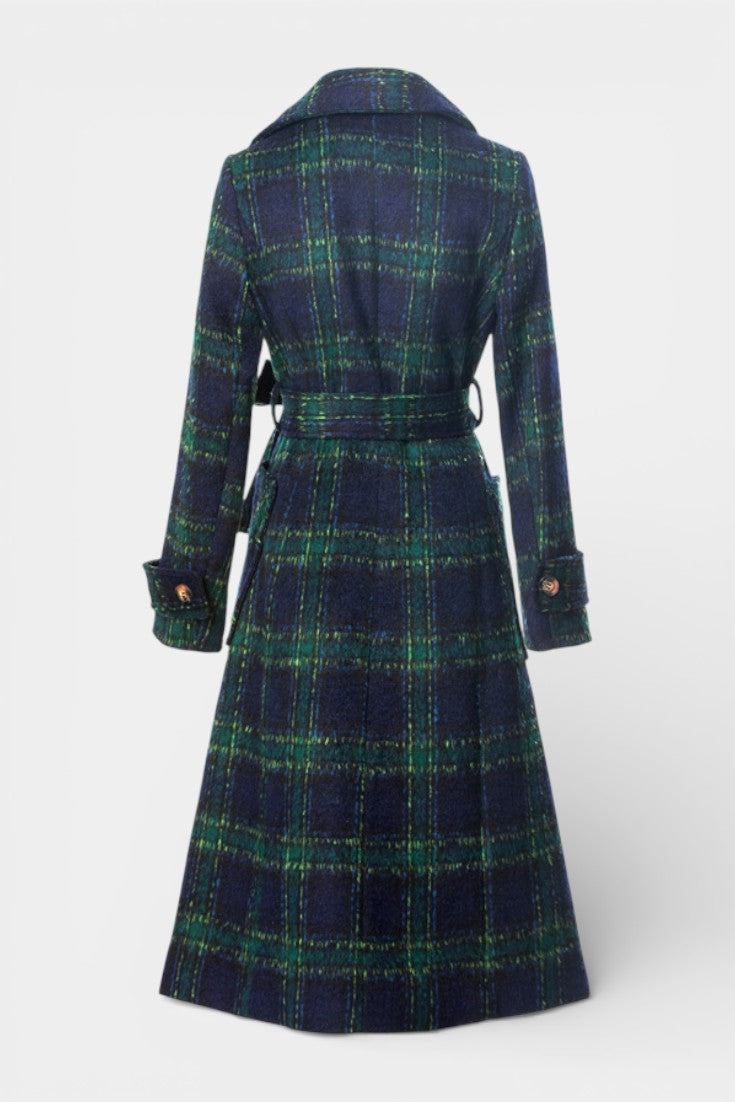 Sabrina, Checked Longline Coat