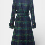 Sabrina, Checked Longline Coat