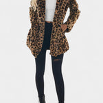 Nadine, Plush Longline Hooded Coat