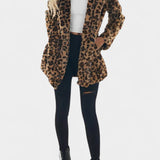 Nadine, Plush Longline Hooded Coat