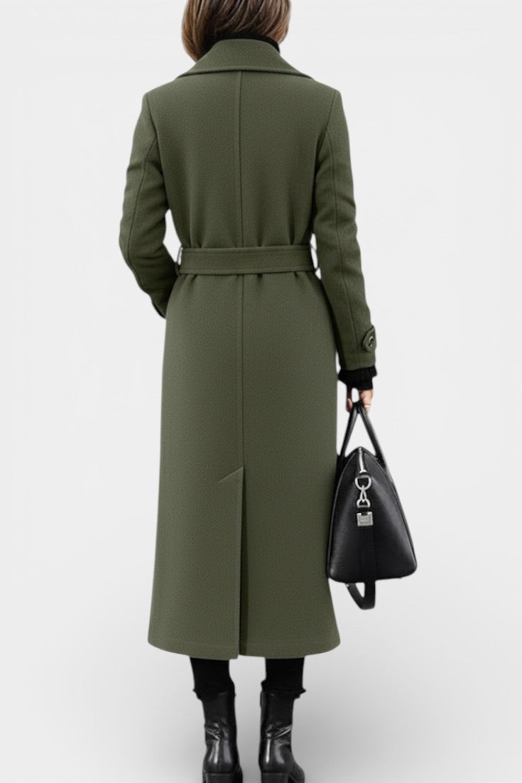 Rosabel, Tailored Double-Breasted Long Coat