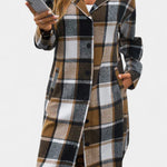 Olive, Hooded Check Jacket