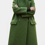 Cornelia, Oversized Double-Breasted Long Coat