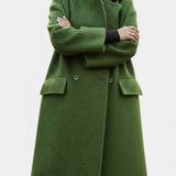 Cornelia, Oversized Double-Breasted Long Coat