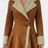Agatha, Fitted Flared Button Coat