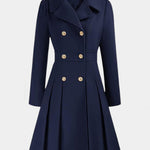 Ottilie, Double-Breasted A-Line Coat