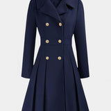 Ottilie, Double-Breasted A-Line Coat