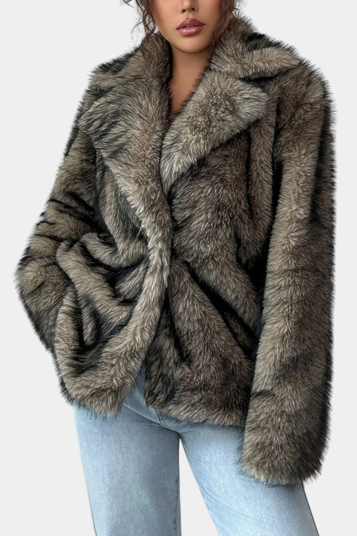 Noelle, Plush Statement Coat