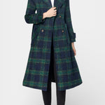 Sabrina, Checked Longline Coat