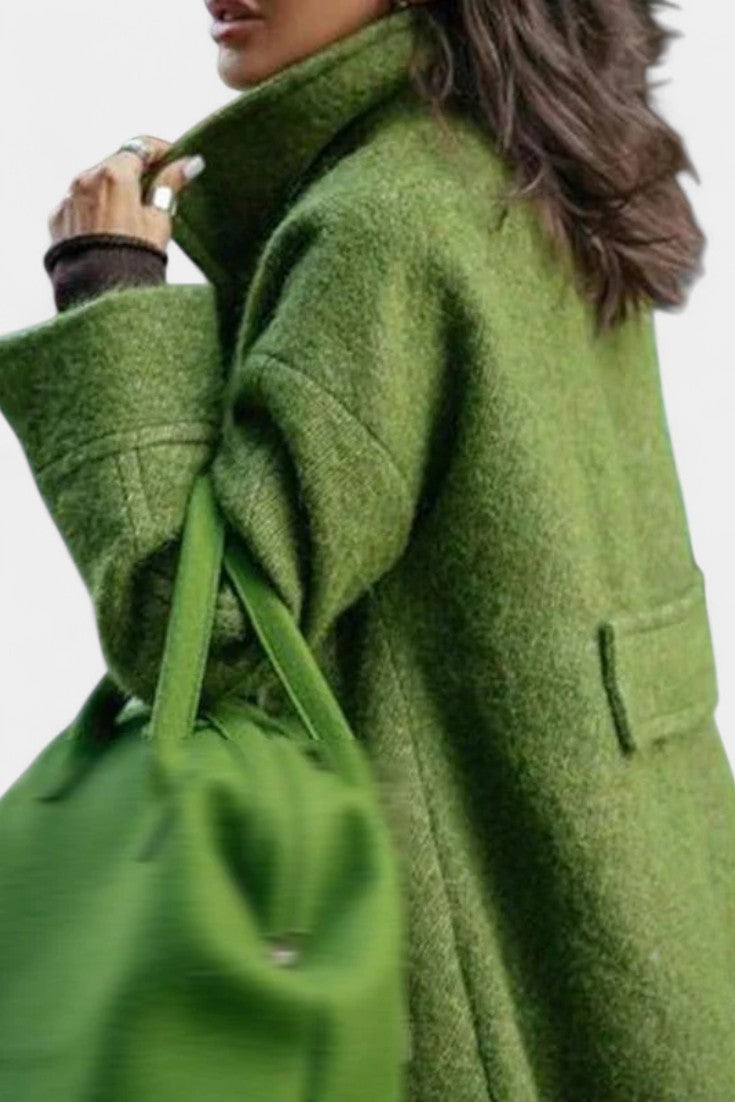 Cornelia, Oversized Double-Breasted Long Coat