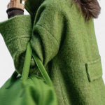 Cornelia, Oversized Double-Breasted Long Coat