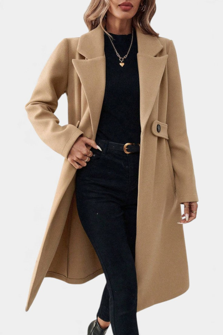 Beatrice, Timeless Belted Overcoat