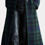 Valentina, Tailored Check Midi Coat