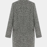 Yasmin, Textured Tailored Long Coat